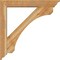 Ekena Millwork Legacy Traditional Rough Sawn Bracket w/ Offset Brace, Western Red Cedar, 6"W x 36"D x 36"H BKT0604X36X36LEC01RWR - alternate 3